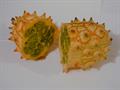 kiwano ، African horned cucumber  ، African horned melon ، jelly melon ، hedged gourd ، melano ، blo